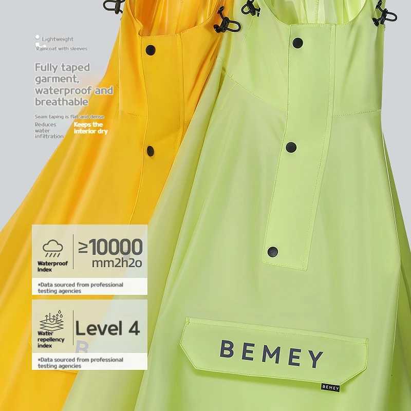 Thickened adult outdoor one-piece raincoat waterproof and wear-resistant essential long-term protective rain gear for travel a Y250814