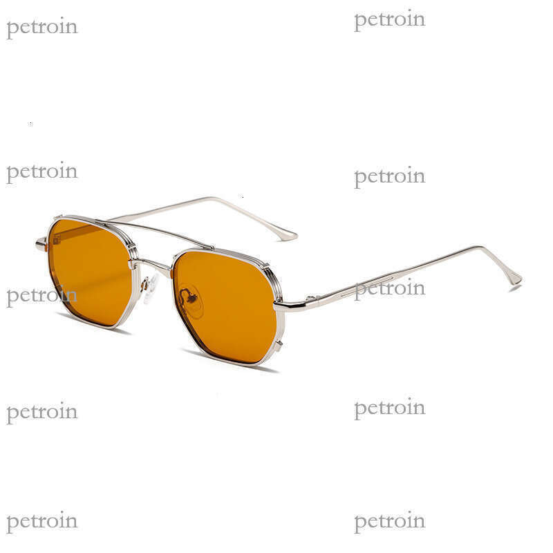 New Metal Fashion Double Bridge Trendy Versatile High-end Sunglasses Hot Sale