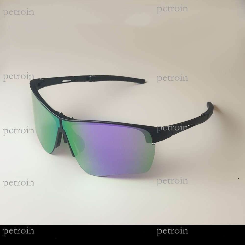 New Folding Outdoor Sports Cycling Half Frame Portable Colorful Sun Protection Sunglasses Professional Windproof Ultra-light Glasses