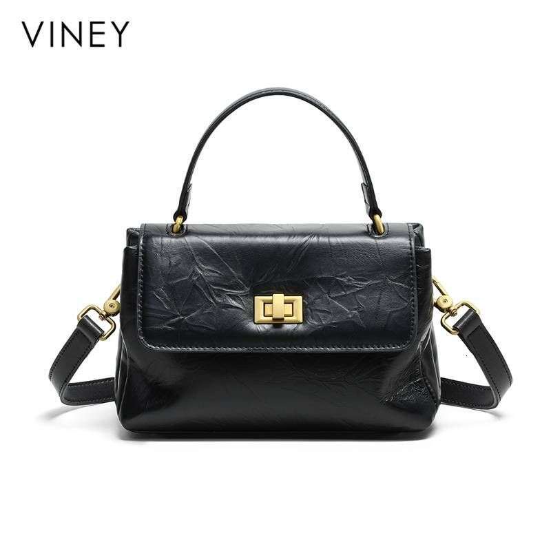 VINEY Ladies 2025 New Crossbody Women's Genuine Leather Large Capacity High-End Handbag Shoulder Bag