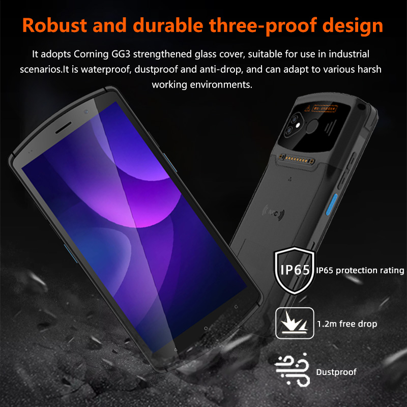 High-Performance PDA with 1D/2D Barcode Scanning Low-Power Consumption-Dustproof Waterproof Bluetooth Barcode Scanner for logistics management data co