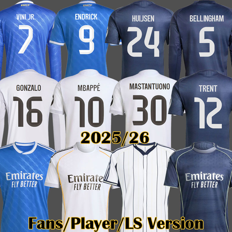 3XL 4XL MBAPPE soccer jerseys 25 26 BELLINGHAM VINI JR ENDRICK REALS 2024 Finals football shirt MODRIC GONZALO camiseta kids kit MADRIDS Pack Shirts 2025 2026 uniform