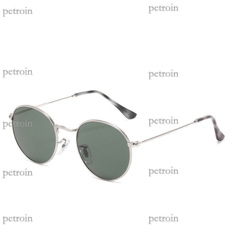 Round Frame Metal Polarized UV Protection Unisex Trendy Sunglasses