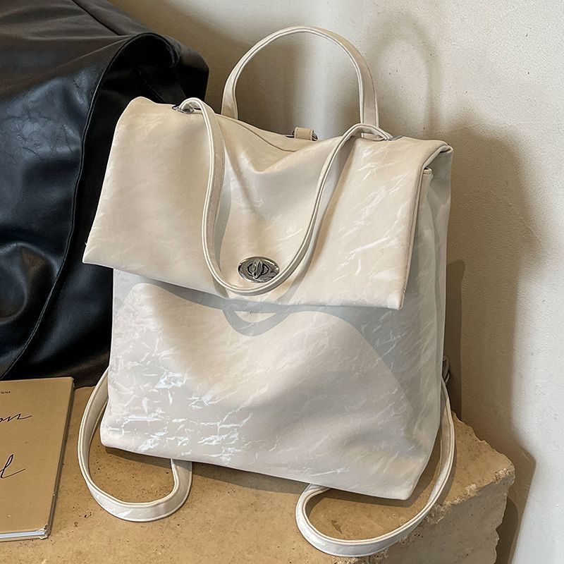 Autumn New Neutral Style Backpack Fashionable Women's Backpack, Summer New Simple Casual Large Capacity Backpack Autumn New Rock Pattern Designer