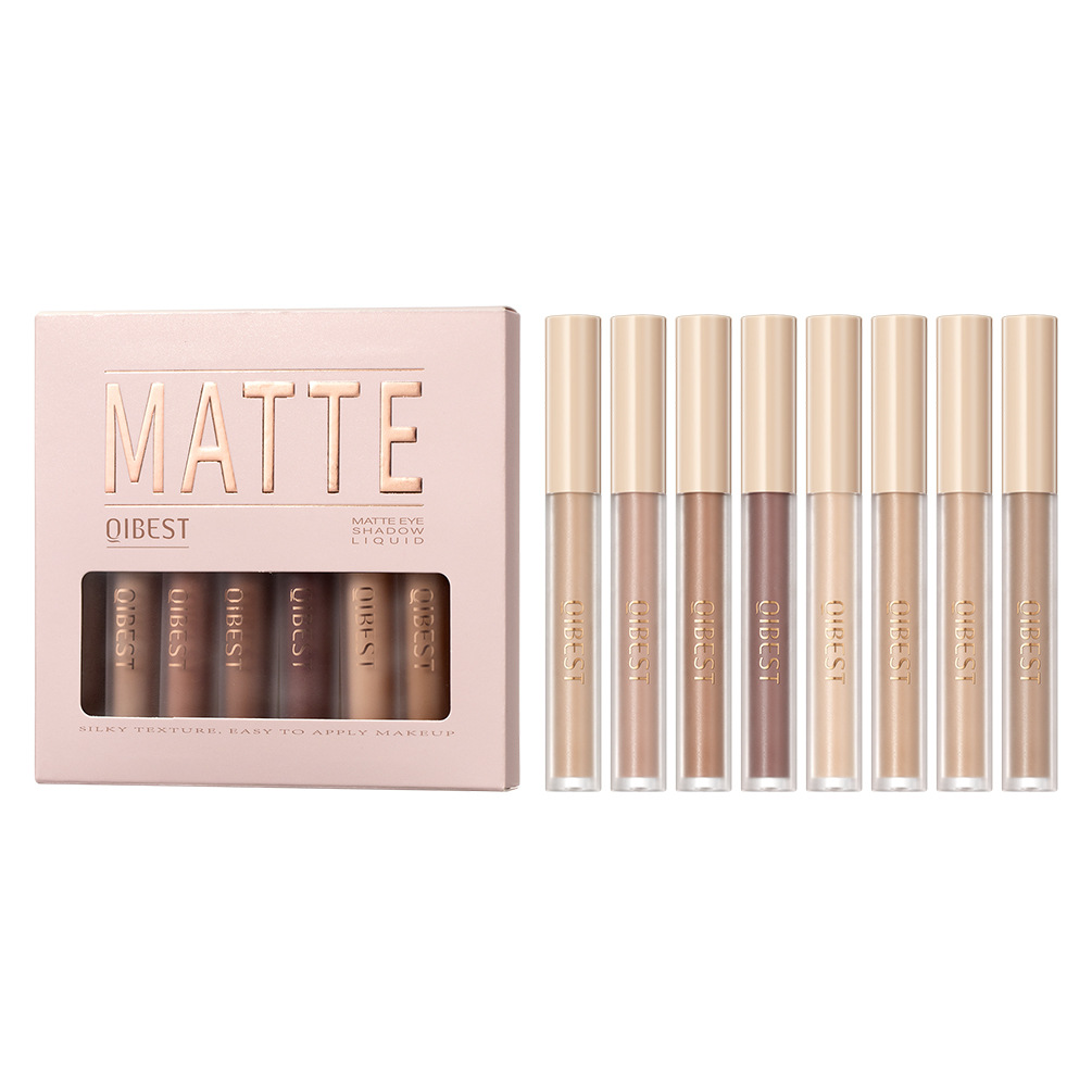 Low-saturation Matte Liquid Eyeshadow Veet Contouring Shadow Pigments Eye Cheek Dual-use Long Lasting Professional Makeup X250815