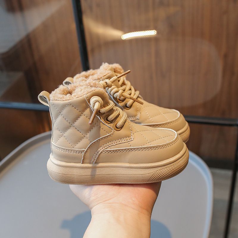 Winter Kids Boots Warm Plush Boys Toddler Girls Boots Fashion Children Casual Shoes Kidsnest Boys Girls Boots for Kids Size US 5C-12.5C