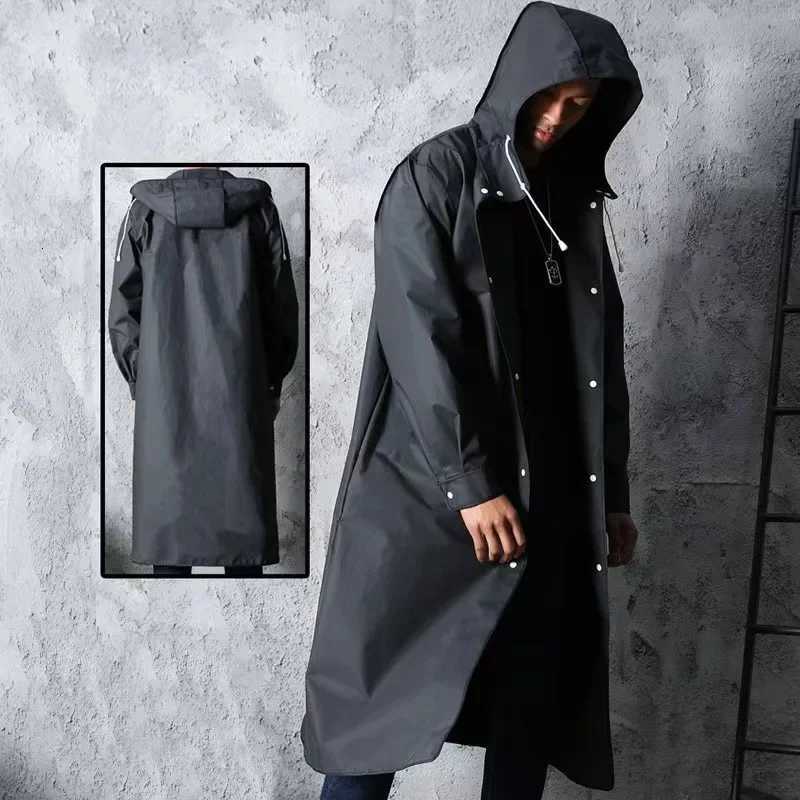 Poncho Lengthening Fishing Wear-resistant Waterproof Motorcyclist Raincoat Rain Umbrella Coat Man Gear Household Merchandises Y250814