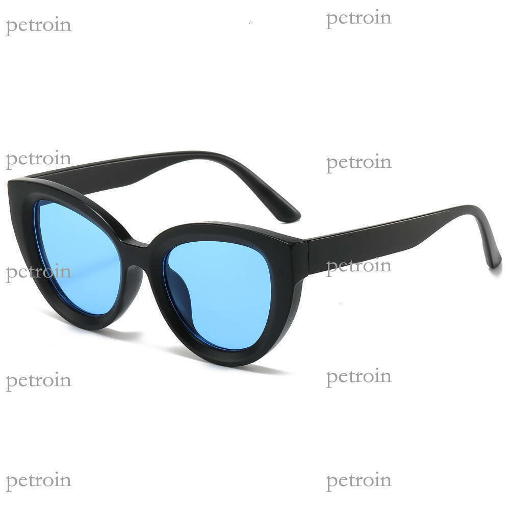 New Large Frame Cat Eye Personality Fashion Simple Street Style Travel Sunglasses
