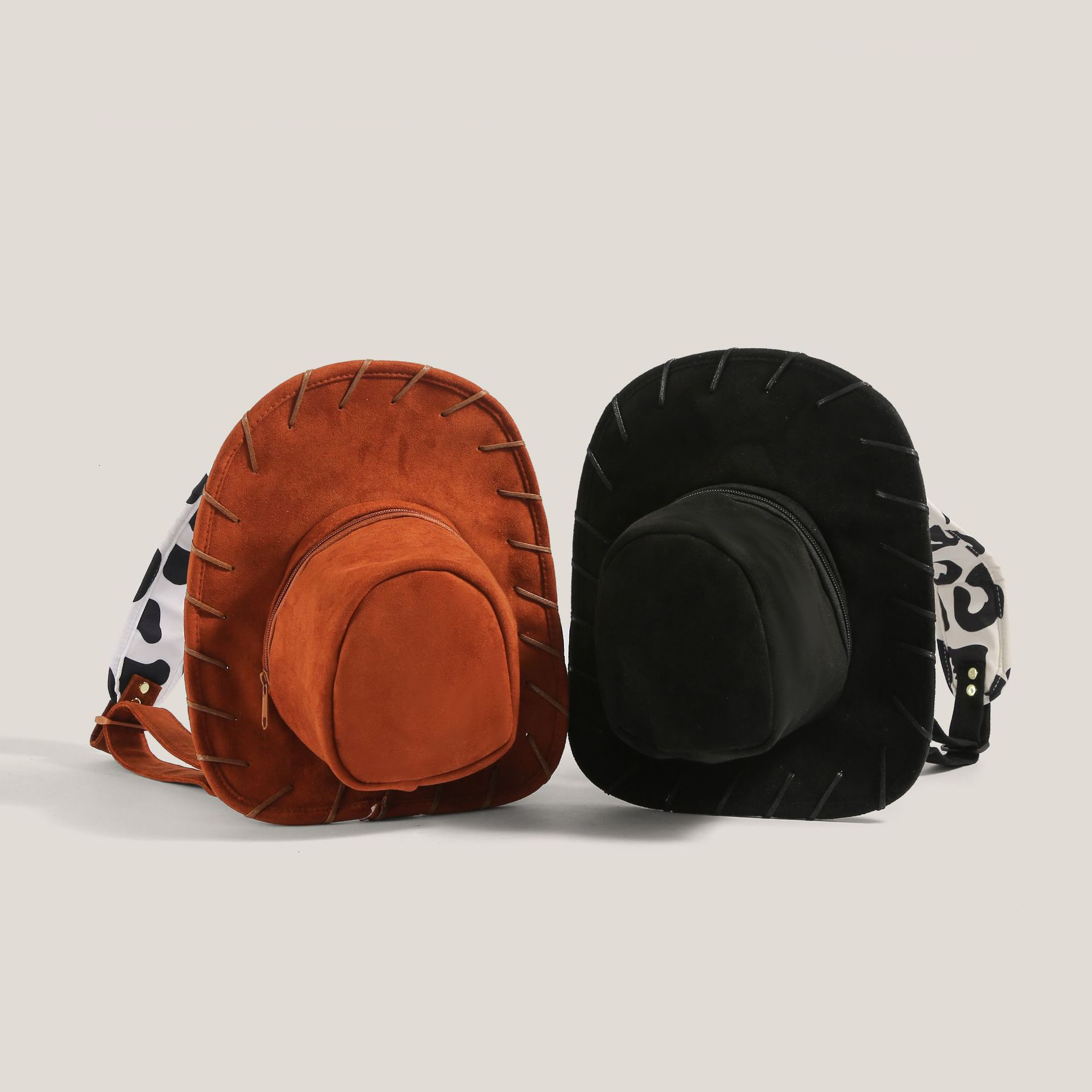 Autumn New Unisex Style Backpack Couple Hat Backpack Trendy Cute Retro Creative Backpack Autumn New Designer Bag Personalized Travel Small Backpack