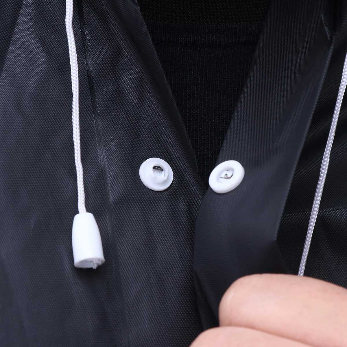 Unisex Portable Waterproof Raincoat Rain Poncho Perfect for Hiking or Camping (Black) Y250814