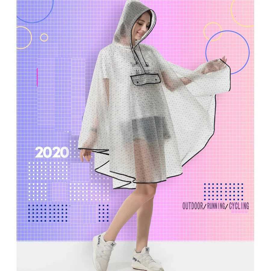 Poncho Reusable Cycling Bike Raincoat Rain Cape Poncho Hooded Rain Coat Mobility Scooter Cover Lightweight Y250814