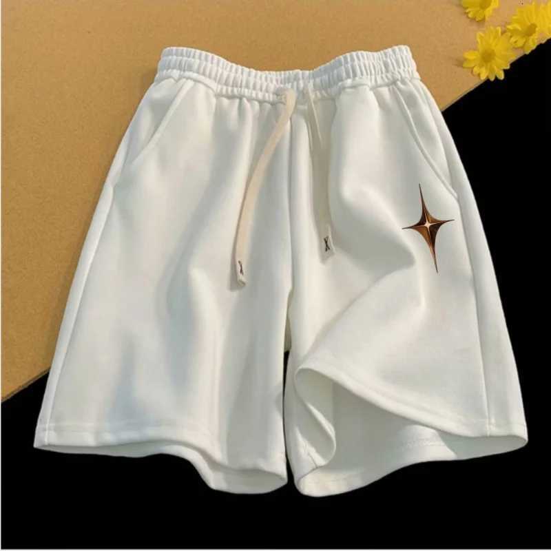 American solid color shorts mens summer 2025 new high street retro trendy brand five-point basketball sports casual pants Y250814