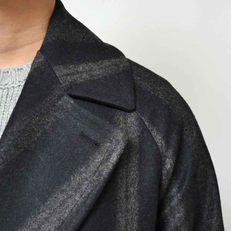 Classic Men's Overcoat Wool Blend Winter Long OverCoat Belt Business Formal Winter Warm Coat Customized