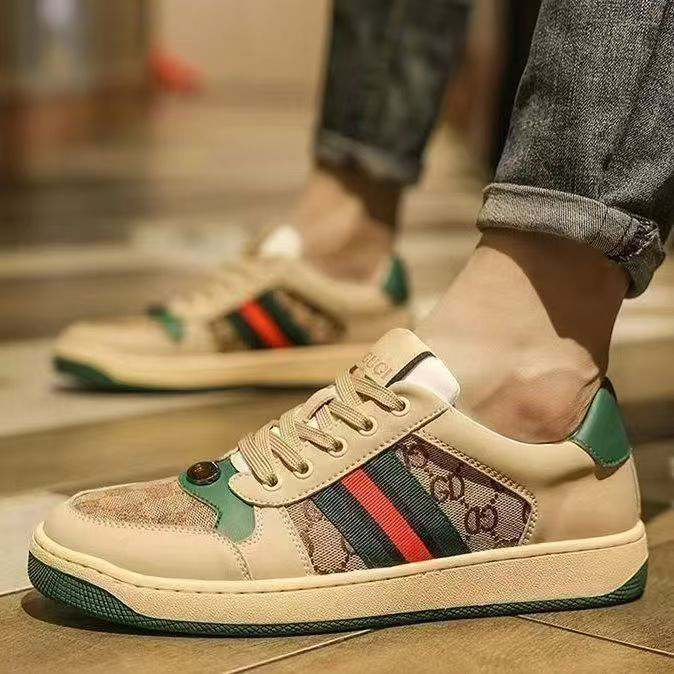 Designer Casual Shoes Sneakers Low Womens Shoes High Quality mens giccis shoes designer shoes Walking Sneakers Outdoor daily dressing running shoes 77