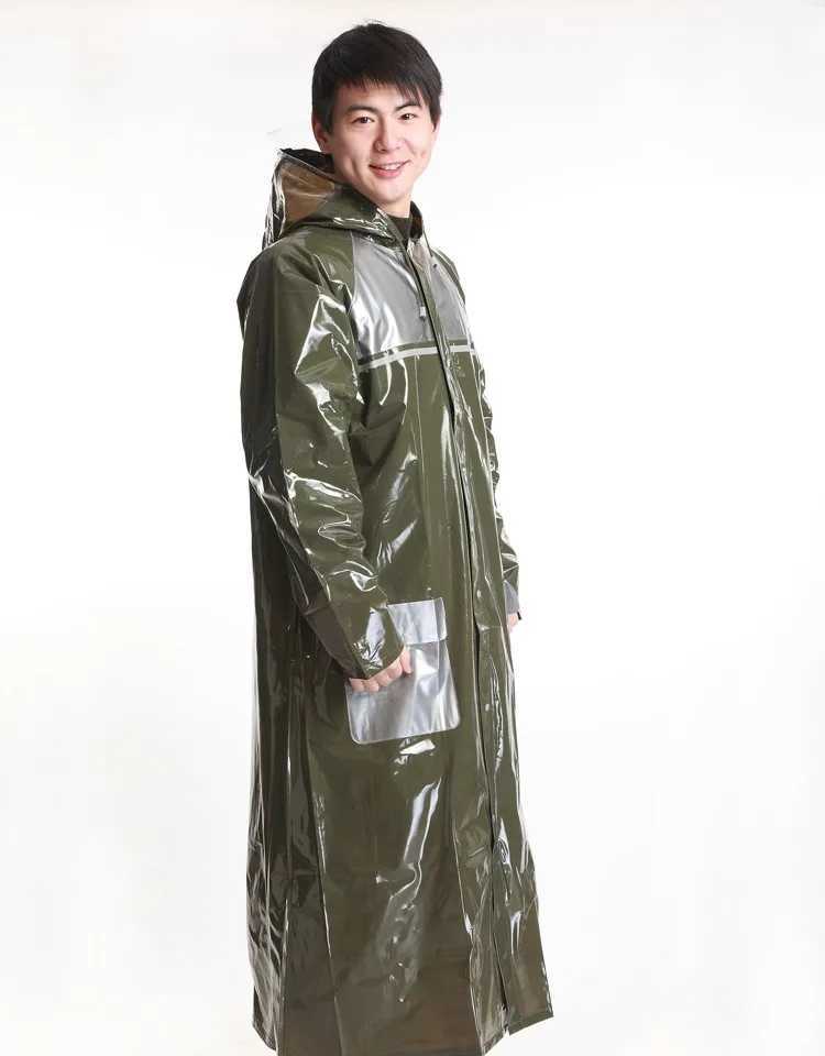 Impermeabl Raincoat Men Women Waterproof Motorcycle Bicycle Full Body Thick PVC Rain Coat Backpack Poncho With Hood Y250814