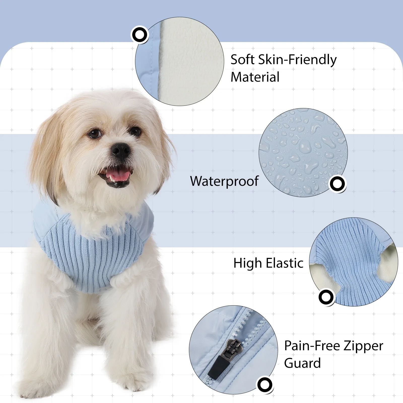 Winter Pet Dog Jacket Windproof Warm Dogs Clothes for Small Medium Cats Puppy Down Coat Chihuahua Shih Tzu Costume Yorkies 250814