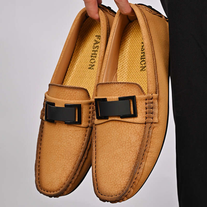 Spring and Summer foreign trade new cross-border plus size hot selling Factory Direct Doudou casual men's shoes lazy driving