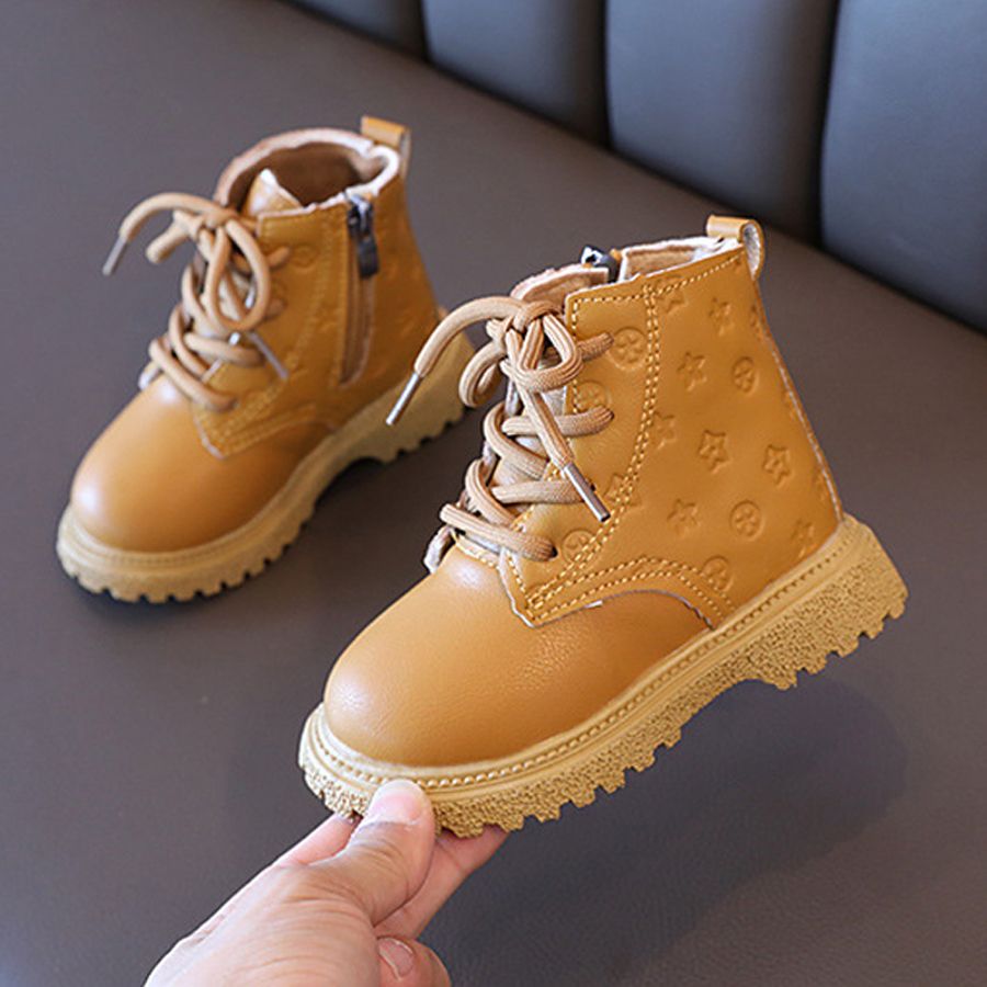 Girl Winter Snow Boots High Top Kids Shoes 2024 Fashion Child Boot Boy Leather Shoes Kidsnest Waterproof Ankle Boots Warm Girl Boot Infant Sizes 21-30