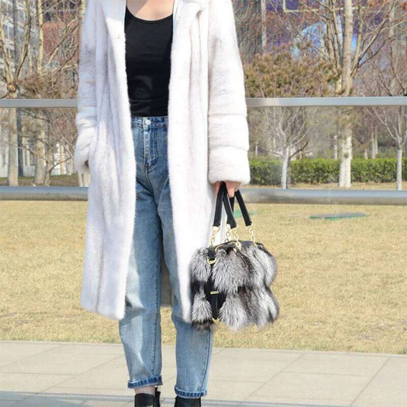 Designer bag 52 Soft Handbags Evening Bags Women Fox Fur Dinner Party Clutch Plush Crossbody Winter Designer Handbag High End Bag