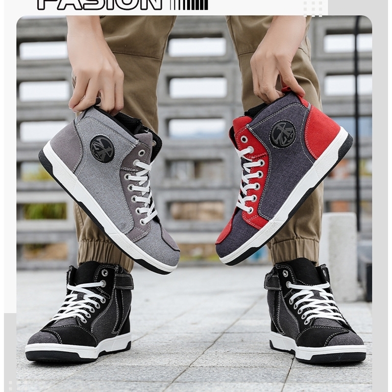 Motorcycle Riding Shoes Boots All Season Breathable and Anti Fall Equipment Road Racing forRiders w250801