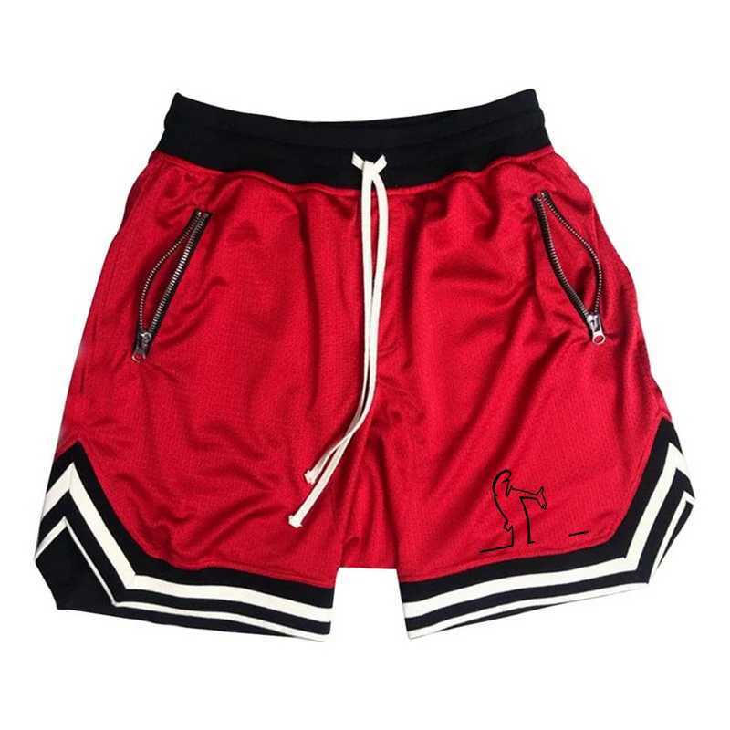 Basketball Shorts For Men Loose Sport Shorts American Pants Quick Drying Mesh Sports Five-point Pants Summer Streetwear Y250814