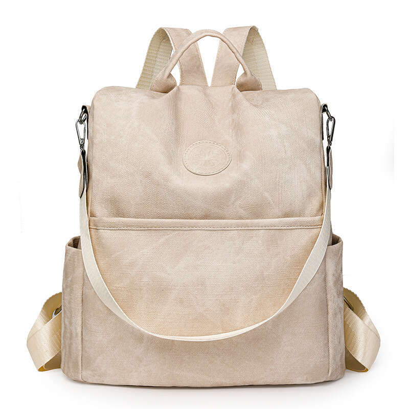 Summer New Double PU Women's Bags Designer Women Multifunctional Anti-theft Single Shoulder Crossbody Backpack Travel Bag