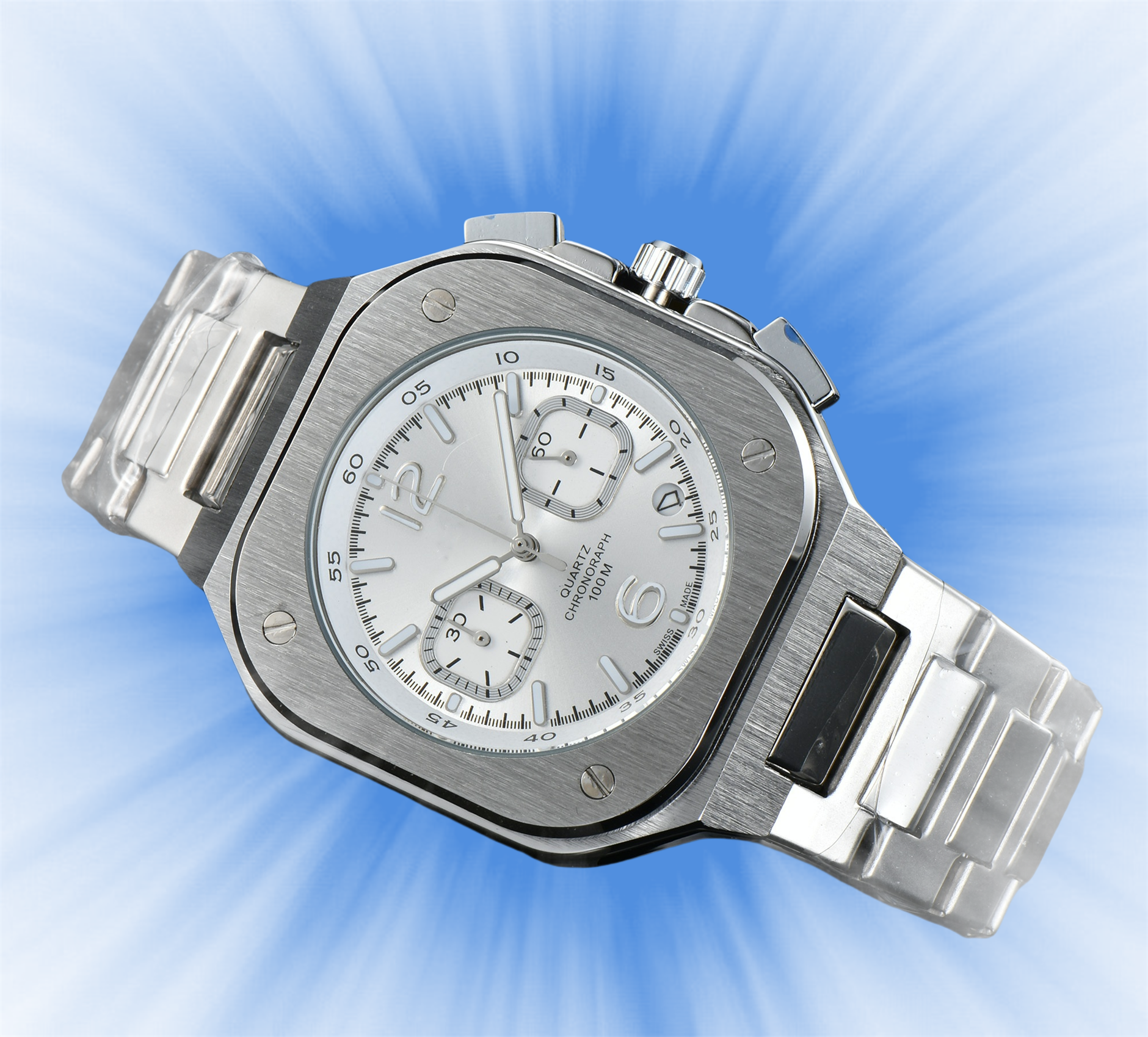 MEN Fashion BELLity & Quartz Wrist Watches bell mechanical ROSSity wristwatches High Quality Luxury Brand Chronograph Clock stainless steel Belt #635