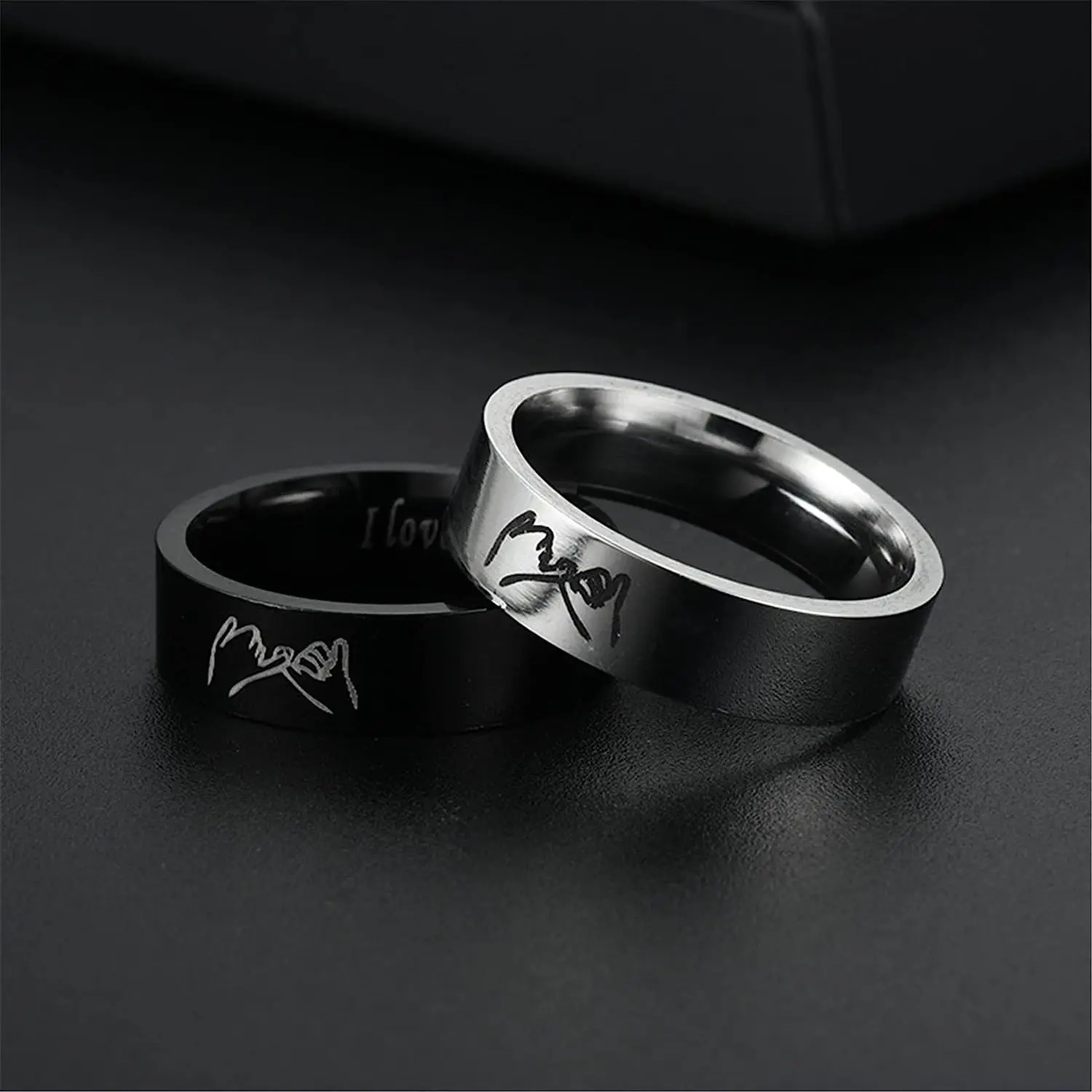 I Love You Hand in Promise Engagement Wedding Couples Anniversary Ring Fashion Jewelry Gifts For Women Men Valentines Day 250811
