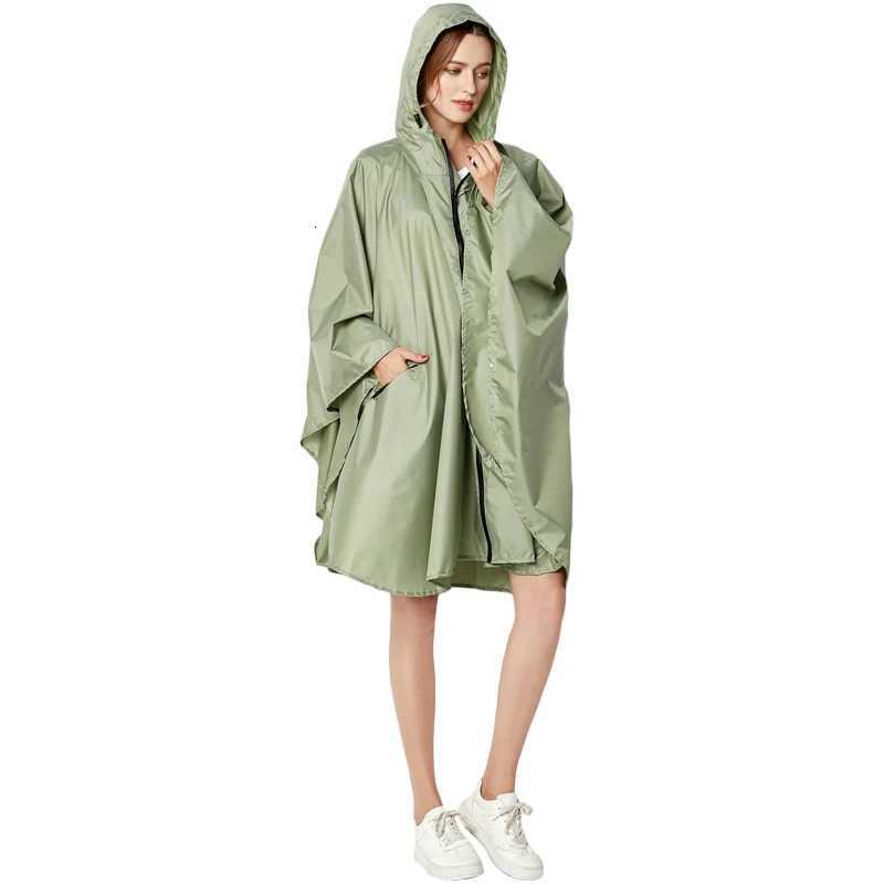 New Fashion Big Size Women Raincoat Thin Poncho Ladies Waterproof Clock Rain Adults Rain Coat Windproof Rain Wear Y250814