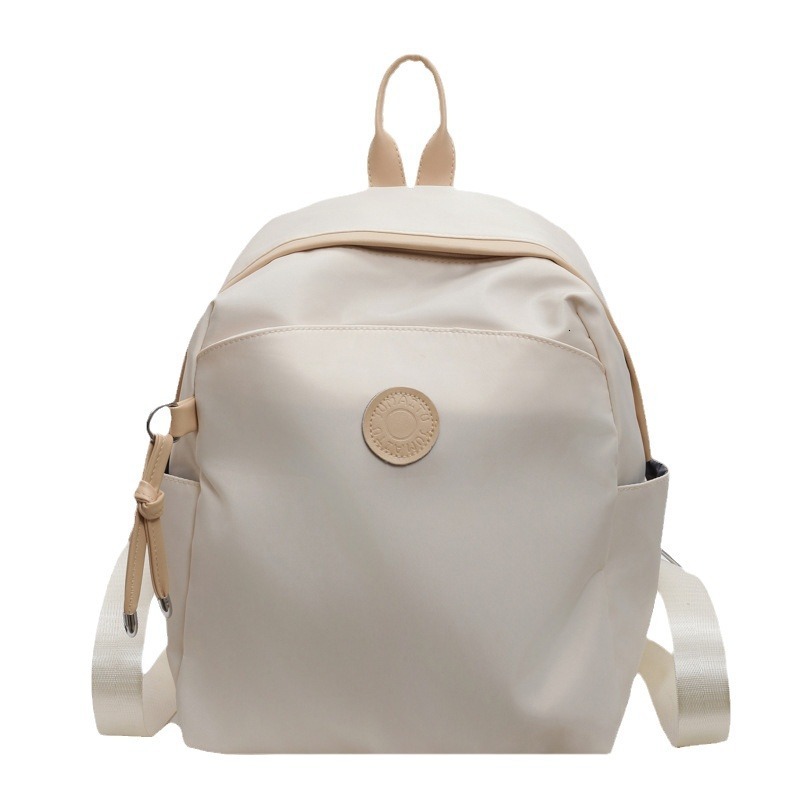 Autumn New Neutral Style Backpack Casual Women's Couple Backpack Fashionable Solid Color Large Capacity Backpack Travel Backpack Autumn New Desig