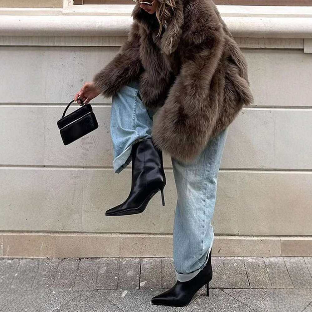 Winter fur coat for women, retro, slimming, casual faux fur, high-end short, soft, eco-friendly, long plush for warmth