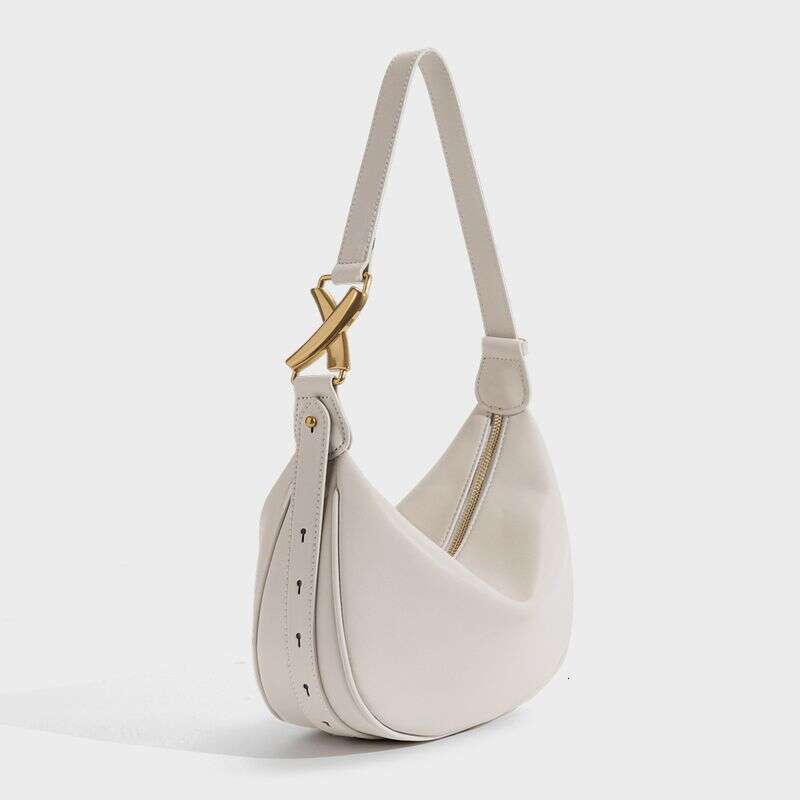 Genuine Leather Niche Designer High-End Armpit Month 2025 Hundred Shoulder Women's Bags