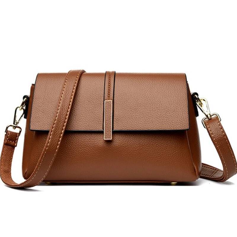 2024 Brand Crossbody Bags For Women Fashion Design Elegant Woman Shoulder Bag Female Handbag And Purses Solid Color