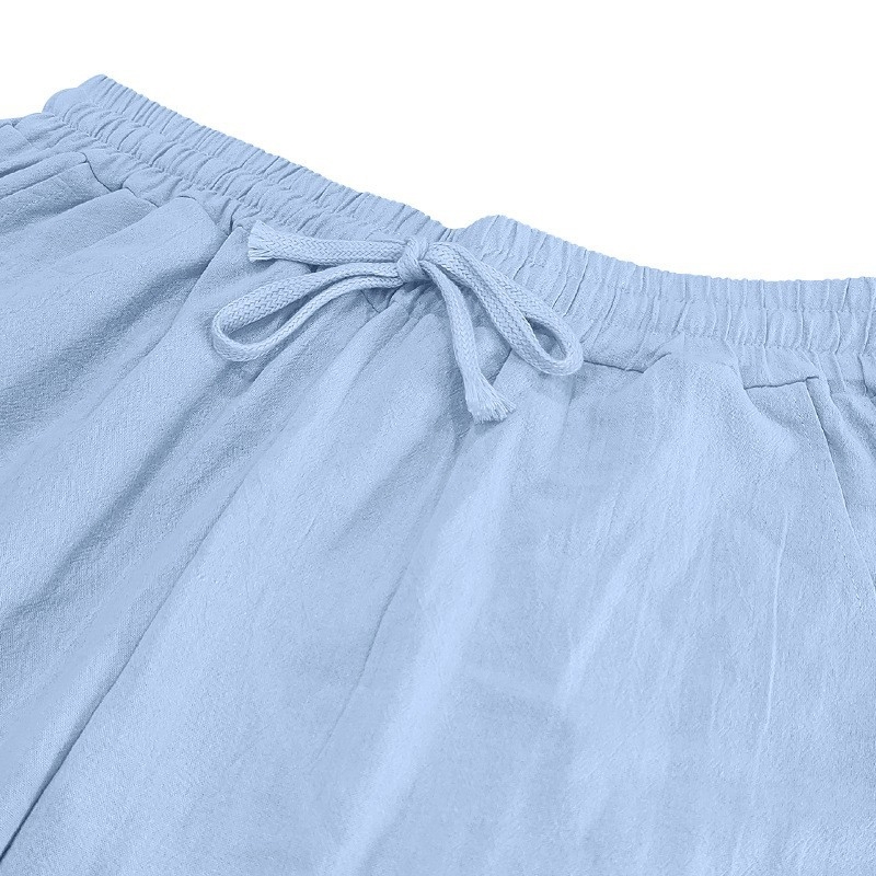 Mens Sets Linen tracksuit Spring Autumn Leisure Suit Long Sleeve Shirts and Trousers Two Piece Sets Fashion Men Clothing Wholesale black white sky blu