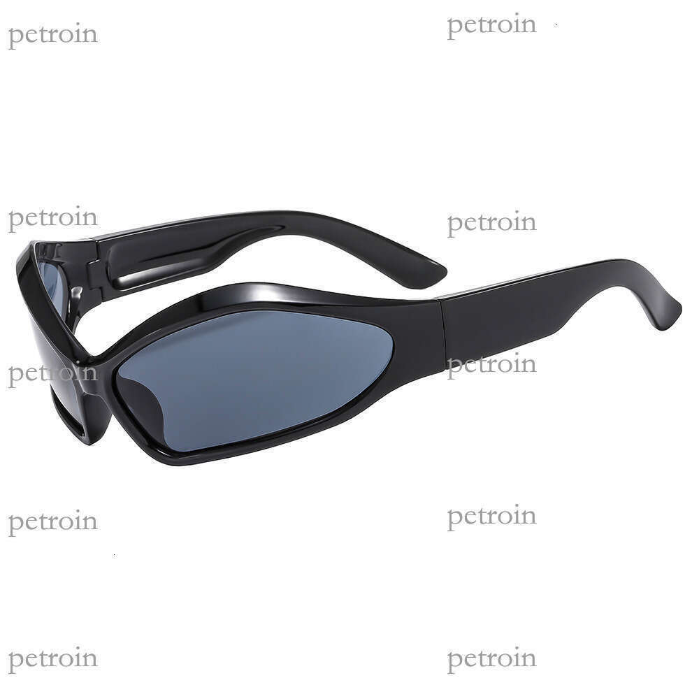 New Outdoor Mountaineering and Cycling HD Trendy Versatile Bare-faced Coating Sports Sunglasses