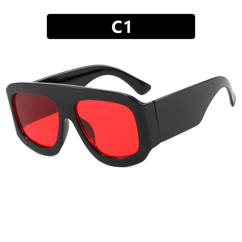 2025 New Arrival Women Over sized Square Sunglasses Trendy European American UV Protective Sunwear with High End Aesthetic