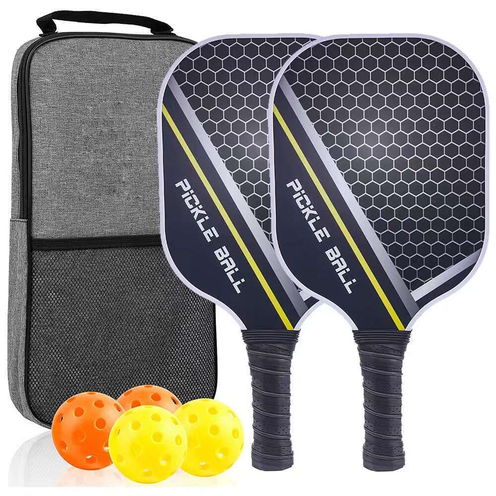 Graphite Carbon Fiber Pickleball Paddle Silicone Ball Absorber Grip Wrap Protection Set USAPA Certified Competition