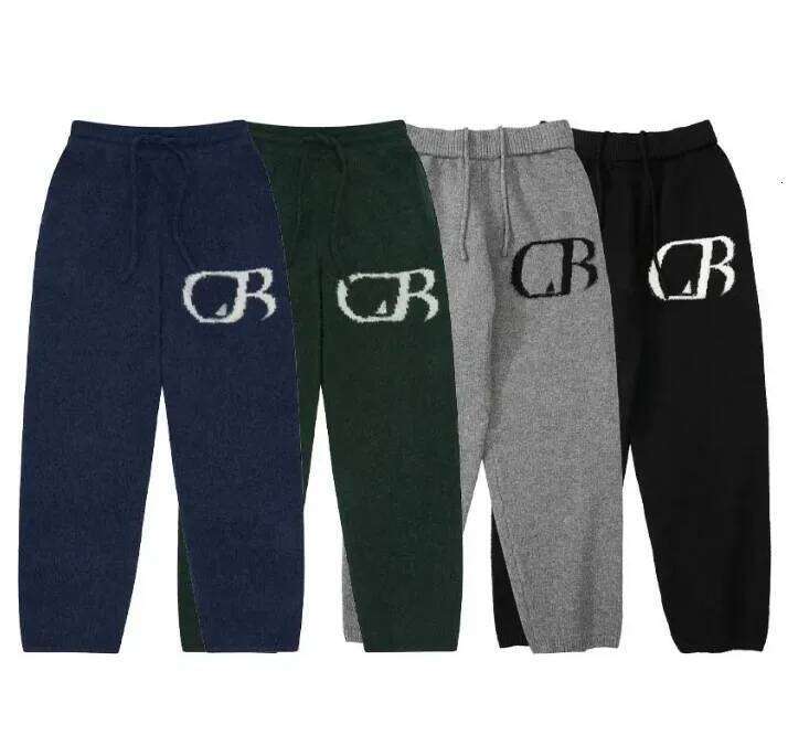 Men Women Designers Clothes Sweaters Wool Cb Jacquard Technology Knit Outwear Female Autumn Winter Keep Warm Jumpers