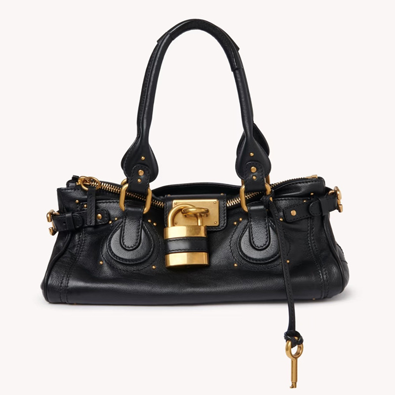 Retro Lock Head Bag Handheld Crossbody Bag Designer Bag for women Blogger Hot Girl 2025 Women's Bag Girl Gift shoulder bag with crossed hands Totes Handbags