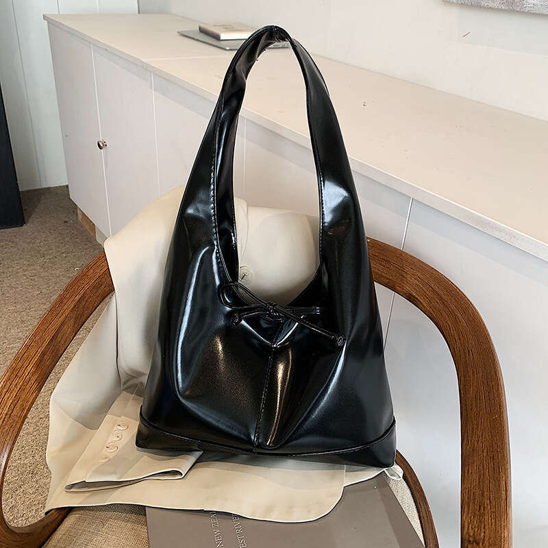 Casual Tote Soft Leather Large Capacity Women 2025 New Bags Designer Fashion Shoulder Handheld Bucket Bag