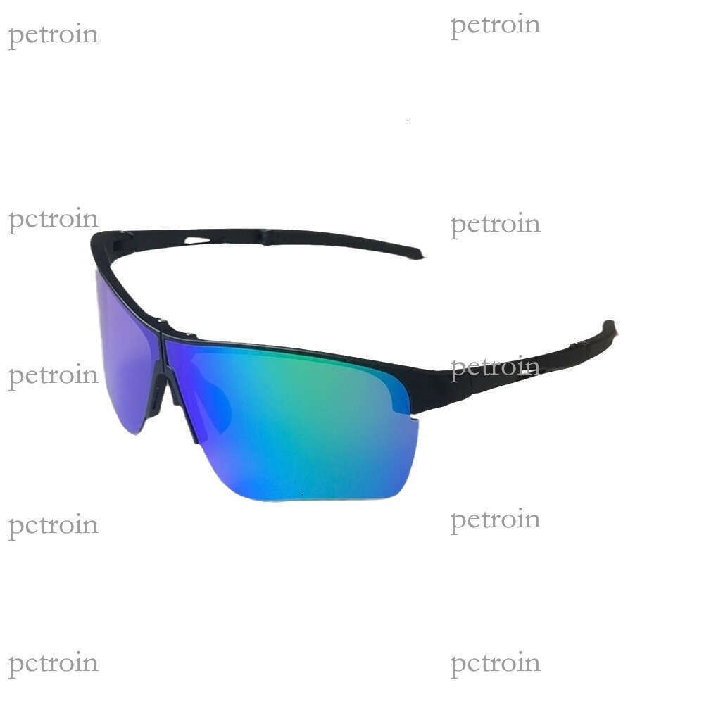 New Folding Outdoor Sports Cycling Half Frame Portable Colorful Sun Protection Sunglasses Professional Windproof Ultra-light Glasses
