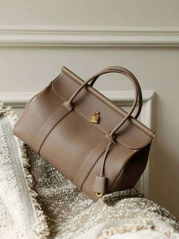 High Quali Leather Tote 2025 New Faion Versatile Small Busin Women's Oulder Crossbody Bag Urban Ma... 250815