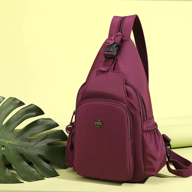 Mew Womens Multifunctional Mini Backpack Fashion Chest Bag Travel Lightweight Crossbody 250811