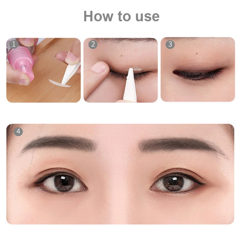 240pcs Invisible Double-fold Eyelid Sticker Natural Eye-Lift Mesh-Lace Transparent Invisible Self-adhesive Eyelid Tape Sticker 250811