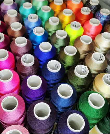 Sanbest 3 Strands Metallic Tatting Thread Shiny Jewellery Threads Handmade DIY Bracelet String Stitch Weave Yarns 156- Chameleon