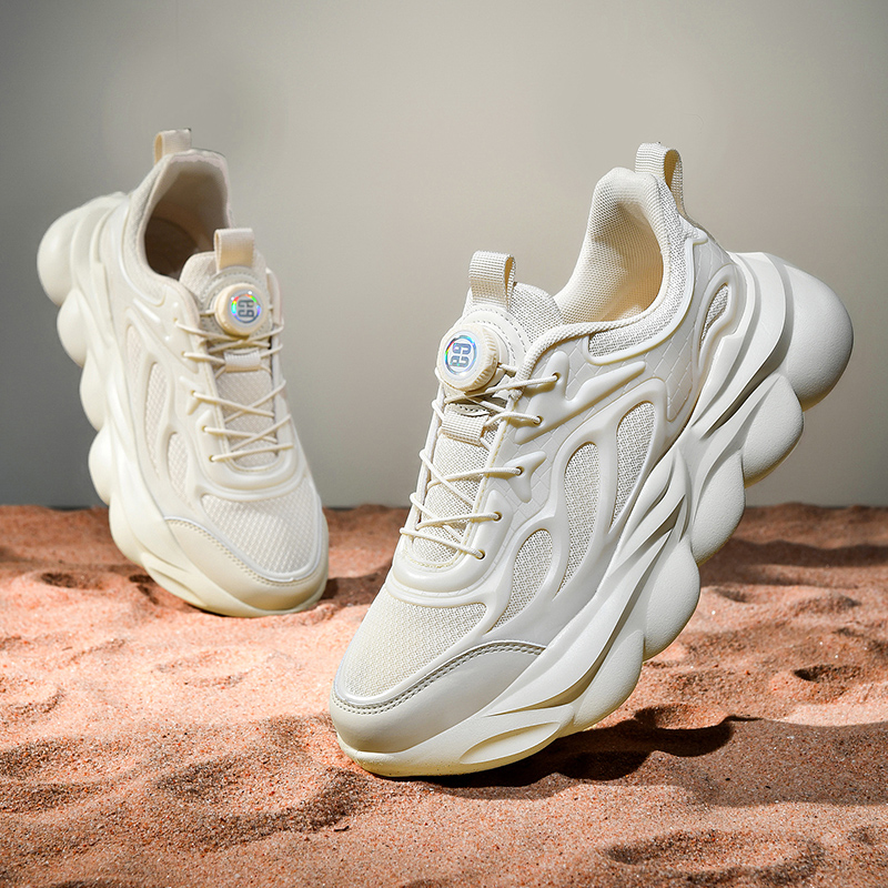 mens and womens running shoes sneakers designer trend thick sole comfortable breathable grip