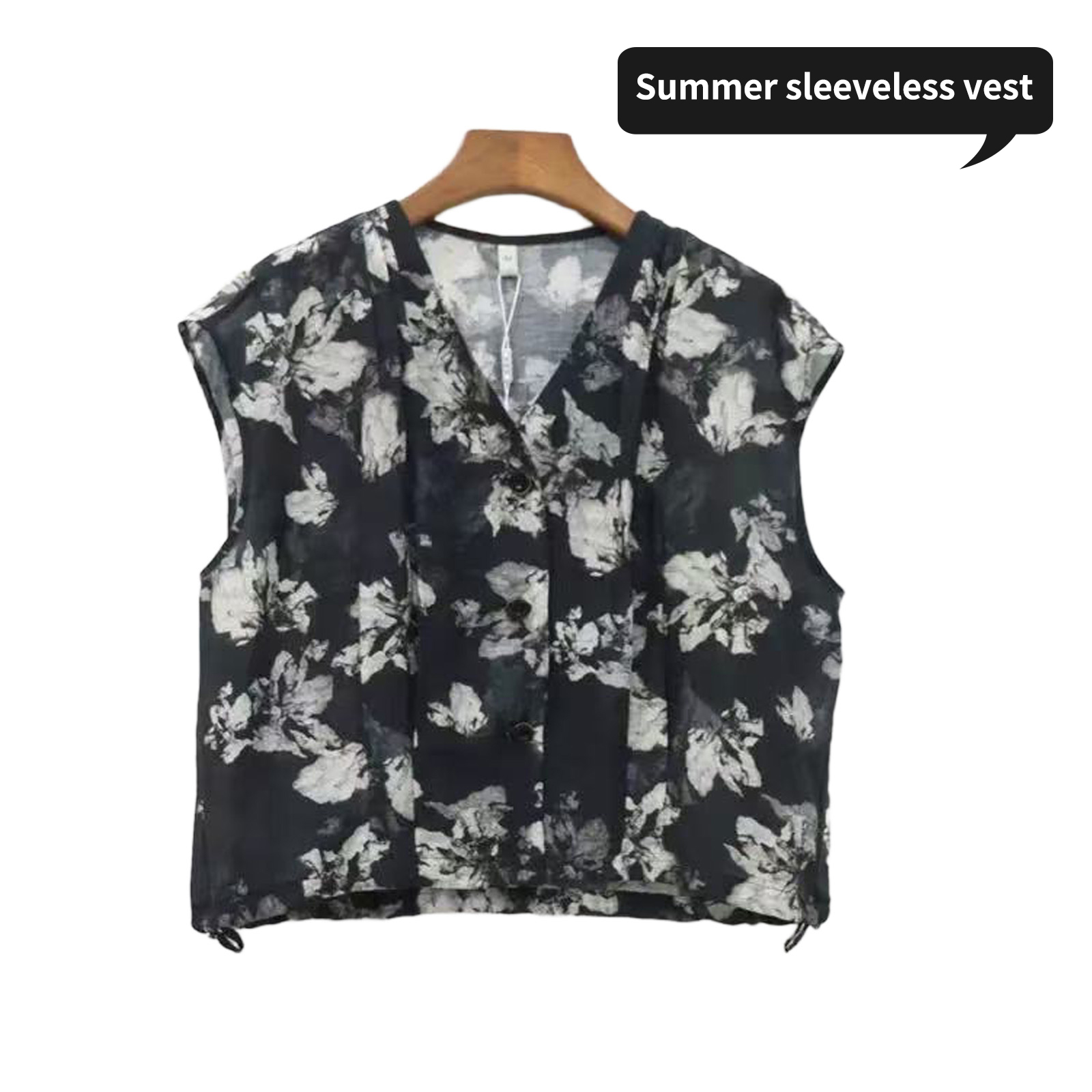 Breathable Summer Dressing: Ladies Stylish Sleeve-Free Blouse