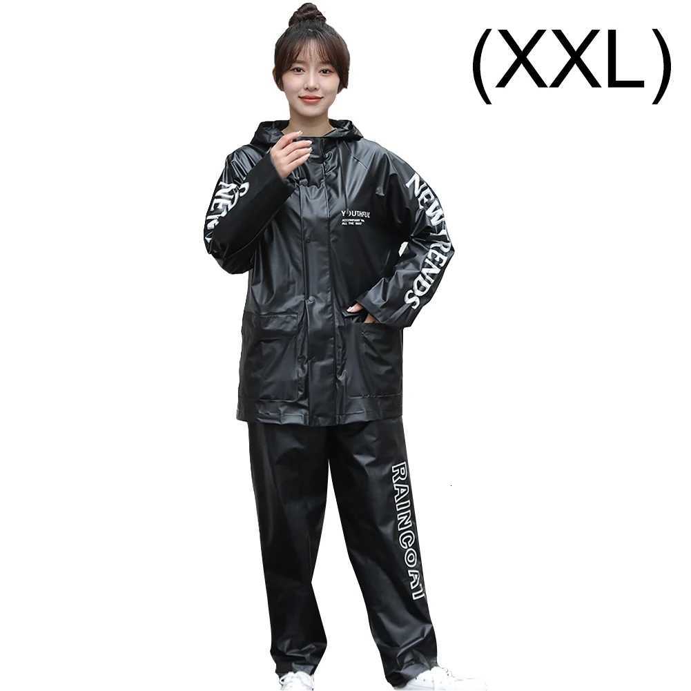 Separate Rain Suit with Hood Top Bottom Rain Gear Waterproof Motorcycle Rainwear for Fishing Hiking Travel Running Y250814