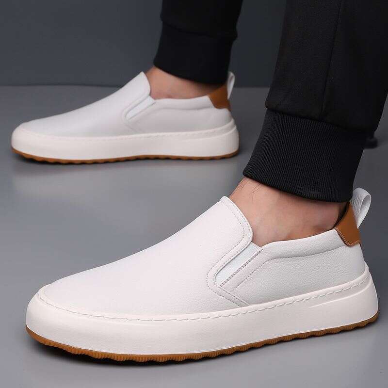 2025 Spring New Style Men's Casual Board Comfortable, Versatile, Breathable, Le Fu One Step Lazy Shoes