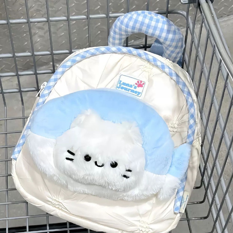 2025 Autumn New Neutral Style Backpack Cute Ins Style Women's Backpack Summer New Large Capacity Student Backpack Autumn New Designer Backpack